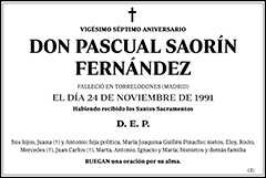 Pascual Saorín Fernández